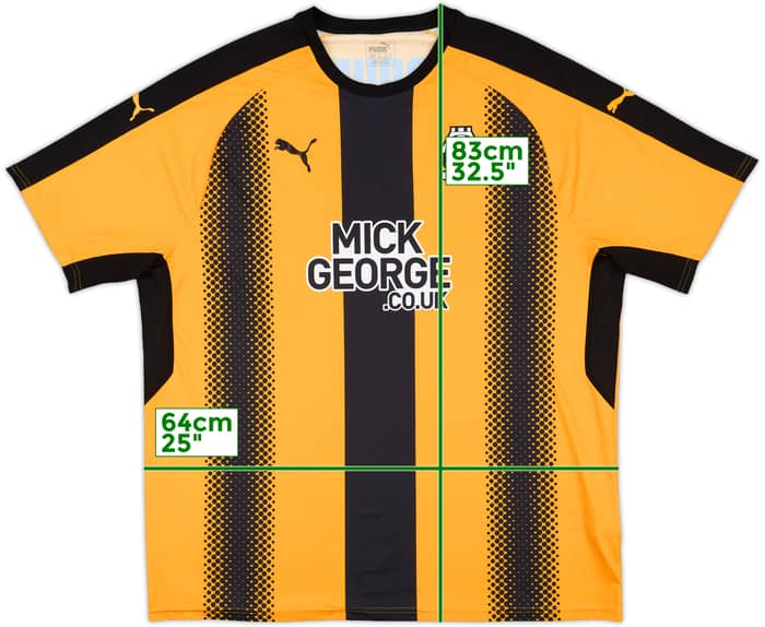 2017-18 Cambridge United Home Shirt - 9/10 - (3XL)