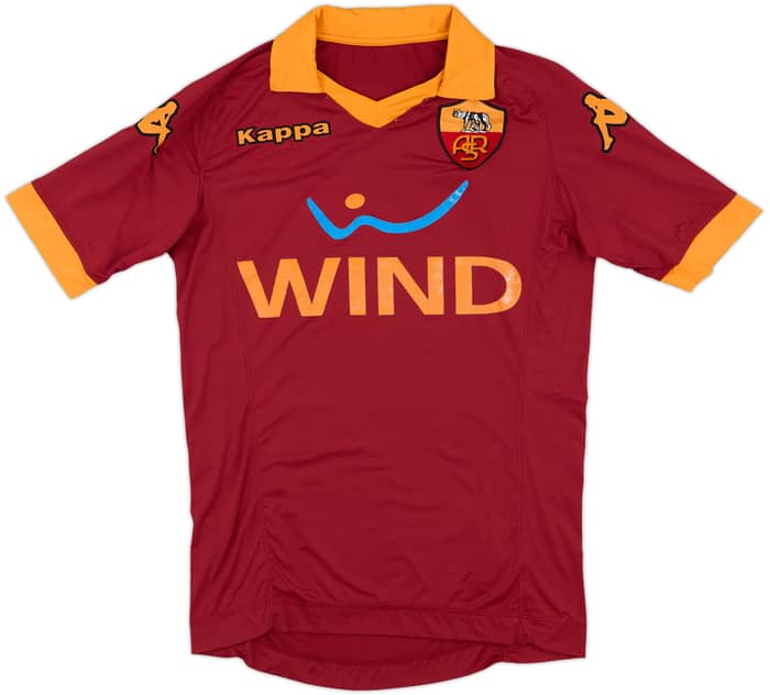 2012-13 Roma Home Shirt Totti #10 - 6/10 - (XS)