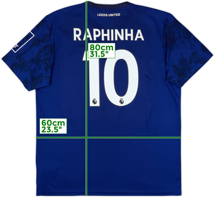 2021-22 Leeds United Away Shirt Raphinha #10 - 7/10 - (L)