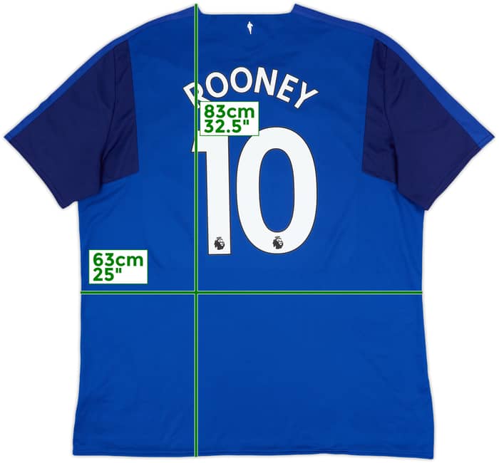 2017-18 Everton Home Shirt Rooney #10 - 8/10 - (3XL)