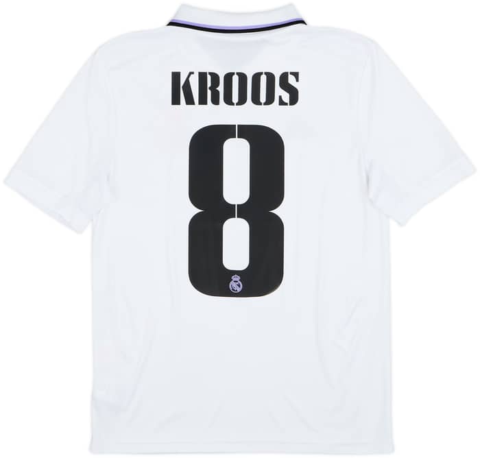 2022-23 Real Madrid Home Shirt Kroos #8 - 9/10 - (L.Boys)