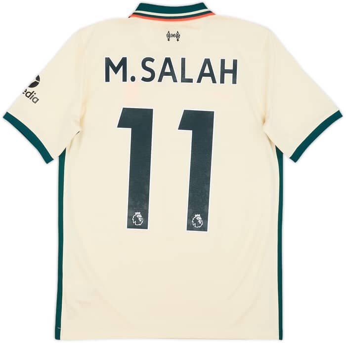 2021-22 Liverpool Away Shirt M.Salah #11 - 8/10 - (L.Boys)
