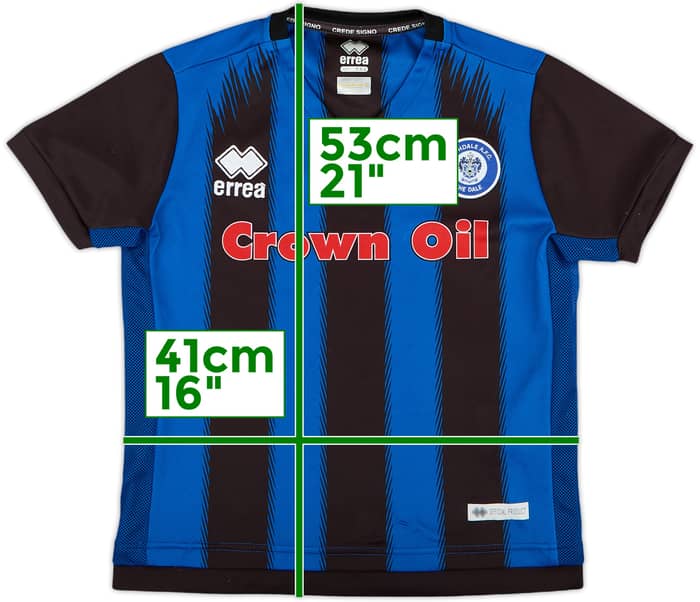 2020-21 Rochdale Home Shirt - 8/10 - (6-7 Years)