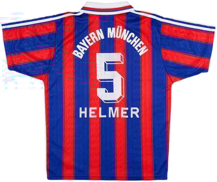 1995-97 Bayern Munich Home Shirt Helmer #5 - 5/10 - (S)