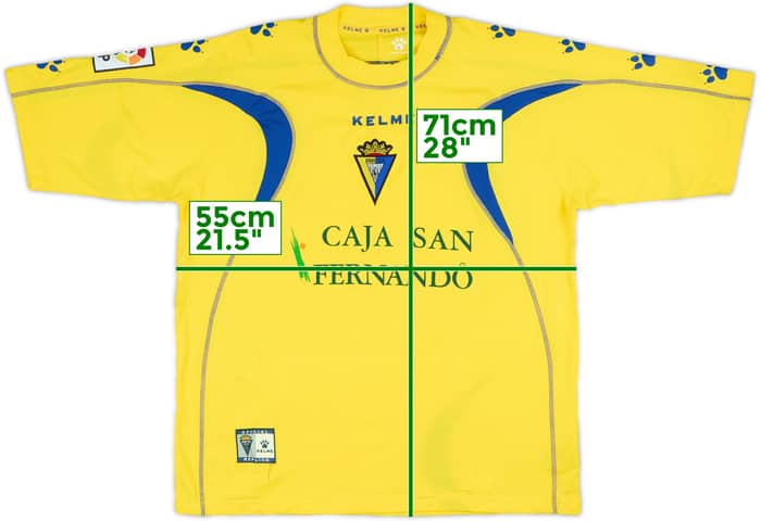 2005-06 Cadiz Home Shirt - 6/10 - (L)