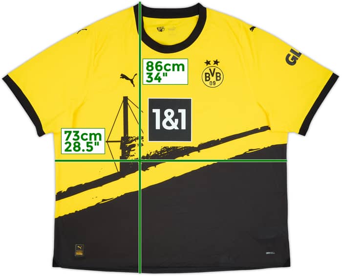2023-24 Borussia Dortmund Home Shirt - 10/10 - (4XL)