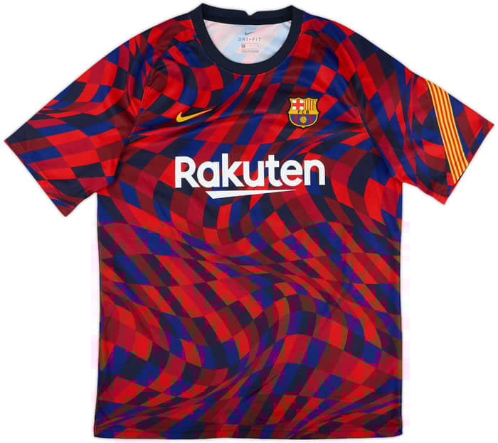 2020-21 Barcelona Nike Training Shirt - 9/10 - (L)