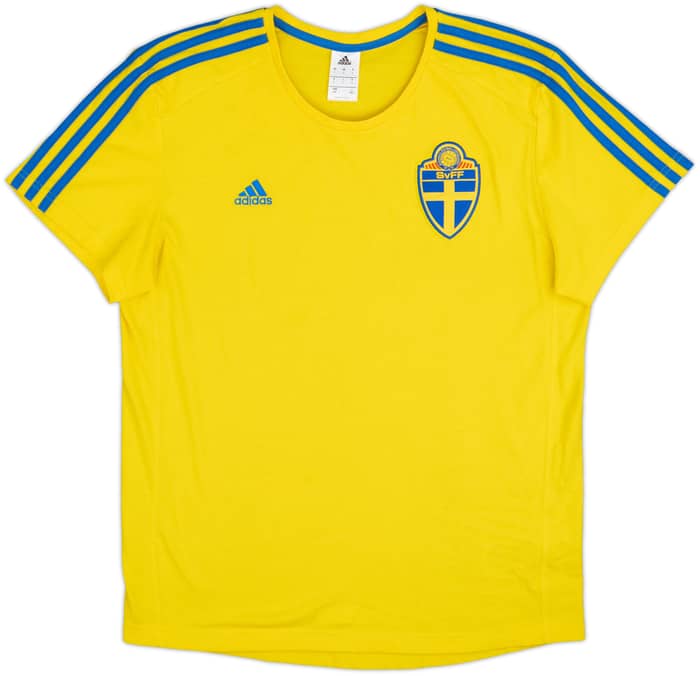 2016-17 Sweden adidas Cotton Tee - 9/10 - (L)