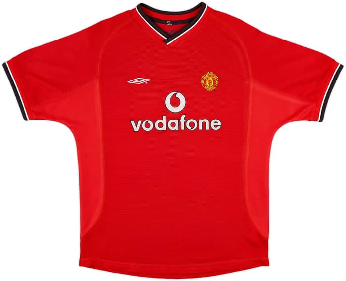 2000-02 Manchester United Home Shirt P.Neville #12 - 7/10 - (L.Boys)