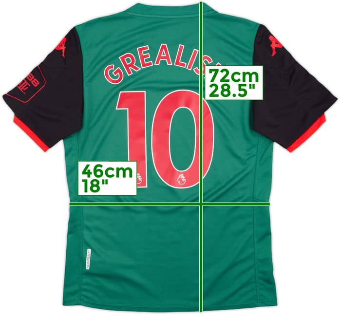 2019-20 Aston Villa Third Shirt Grealish #10 - 9/10 - (M)