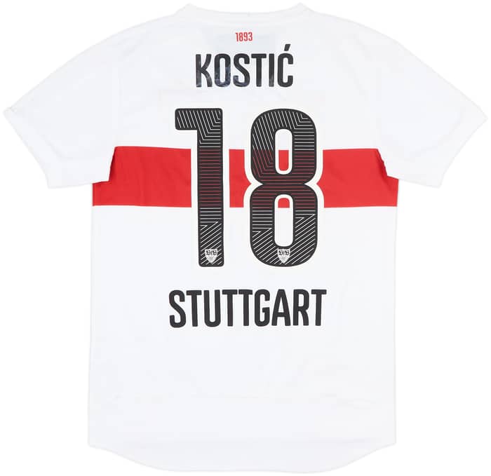 2015- 16 Stuttgart Home Shirt Kostic #18 - 6/10 - (M)
