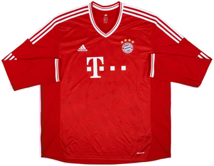 2013-14 Bayern Munich Home L/S Shirt Robben #10 - 9/10 - (3XL)