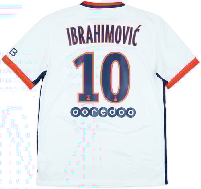 2015-16 Paris Saint-Germain Away Shirt Ibrahimovic #10 - 8/10 - (M)