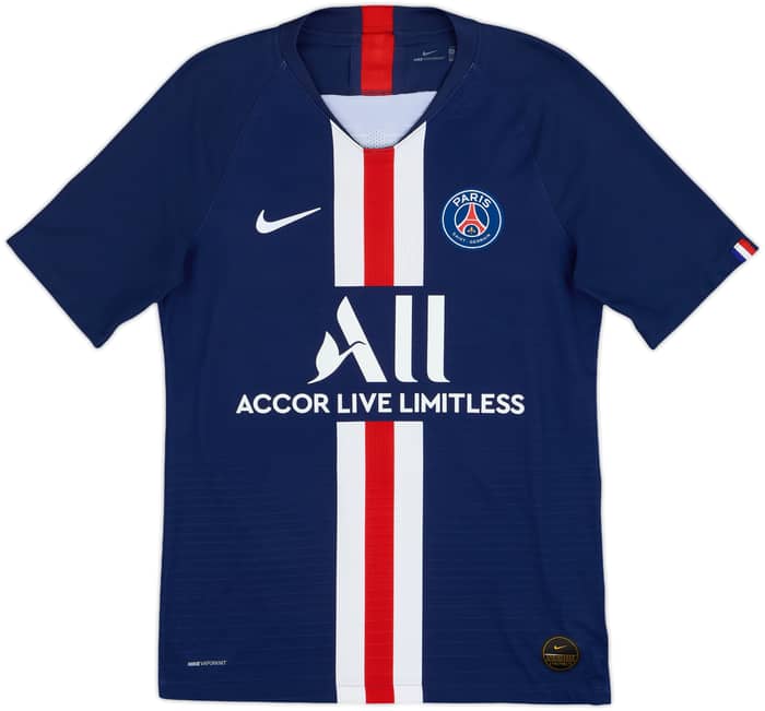 2019-20 Paris Saint-Germain Authentic Home Shirt Mbappe #7 - 8/10 - (S)