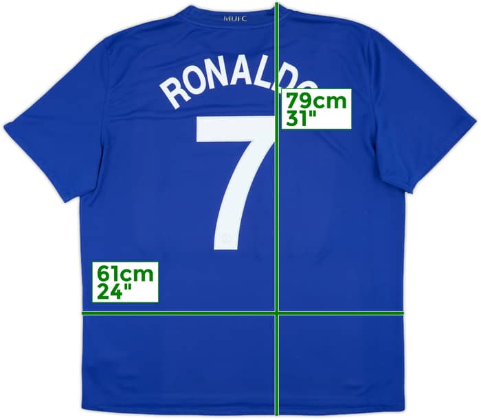 2008-09 Manchester United Third Shirt Ronaldo #7 - 5/10 - (XXL)