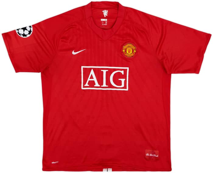 2007-09 Manchester United Home Shirt Ronaldo #7 - 7/10 - (XL)
