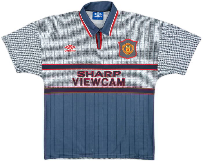 1995-96 Manchester United Away Shirt Cantona #7 - 9/10 - (M)