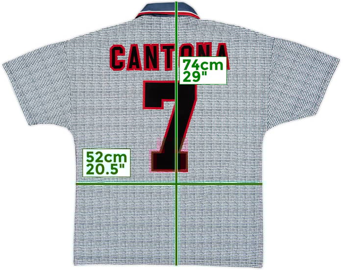 1995-96 Manchester United Away Shirt Cantona #7 - 9/10 - (M)
