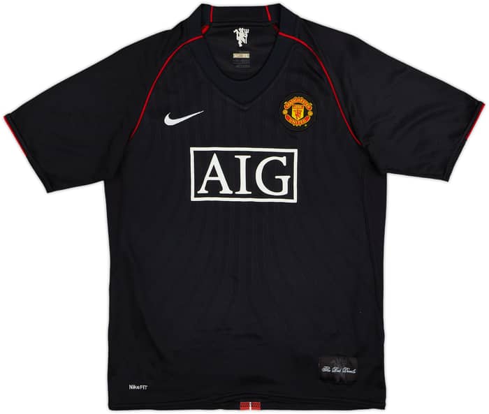 2007-08 Manchester United Away Shirt Scholes #22 - 8/10 - (XL.Boys)