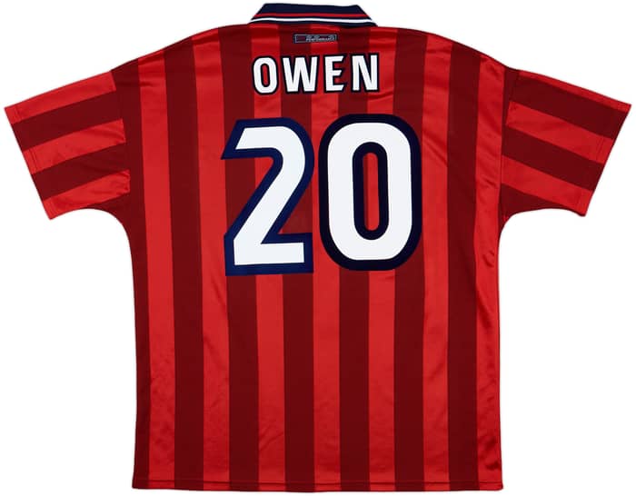 1997-99 England Away Shirt Owen #20 - 8/10 - (XL)