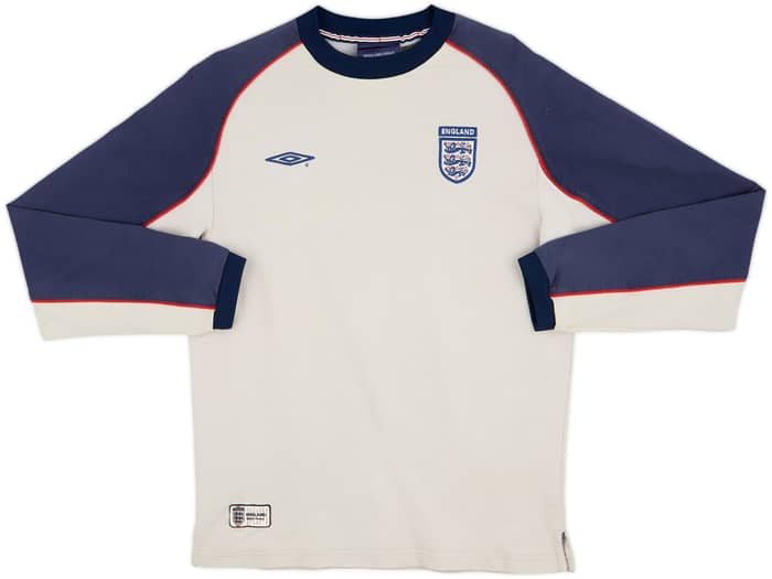 2002-04 England Umbro Sweat Top - 5/10 - (M)