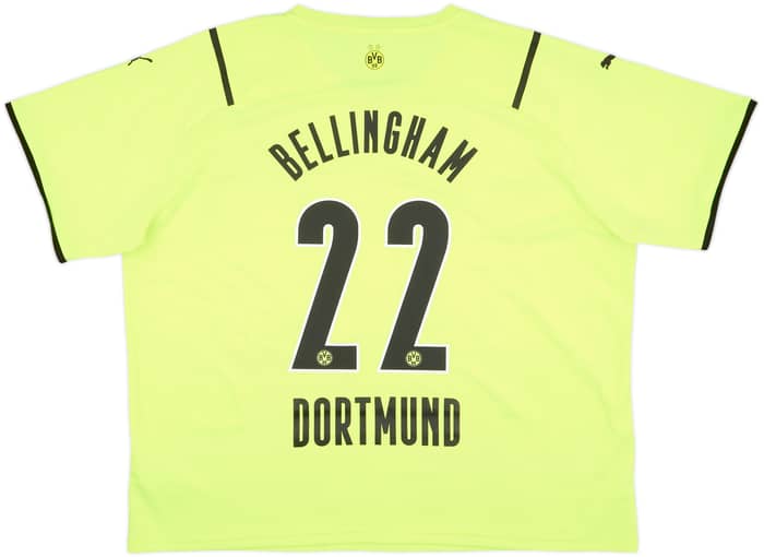 2021-22 Borussia Dortmund European Home Shirt Bellingham #22 - 8/10 - (3XL)