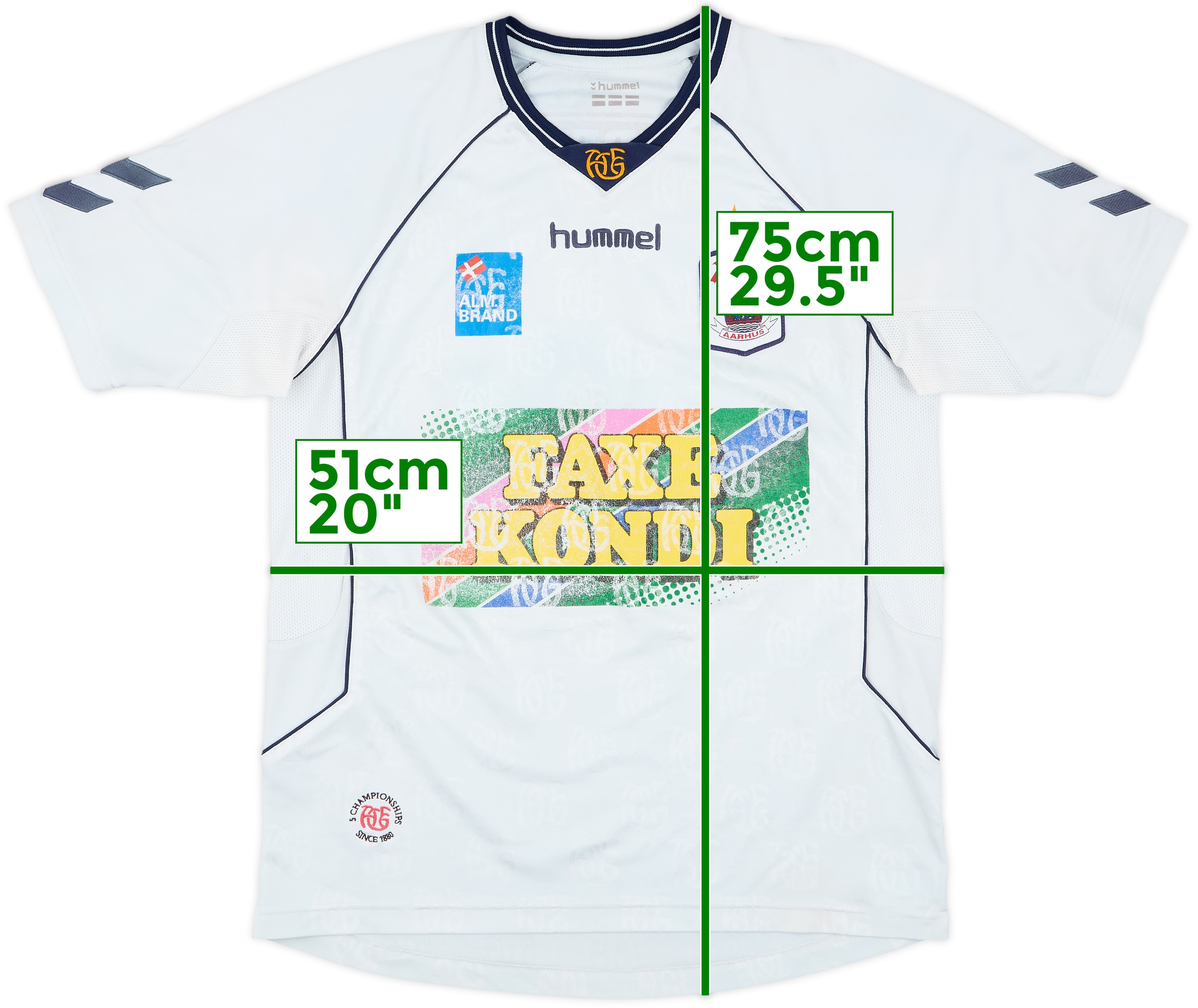 2009-10 AGF Aarhus Home Shirt - 5/10 - (L)