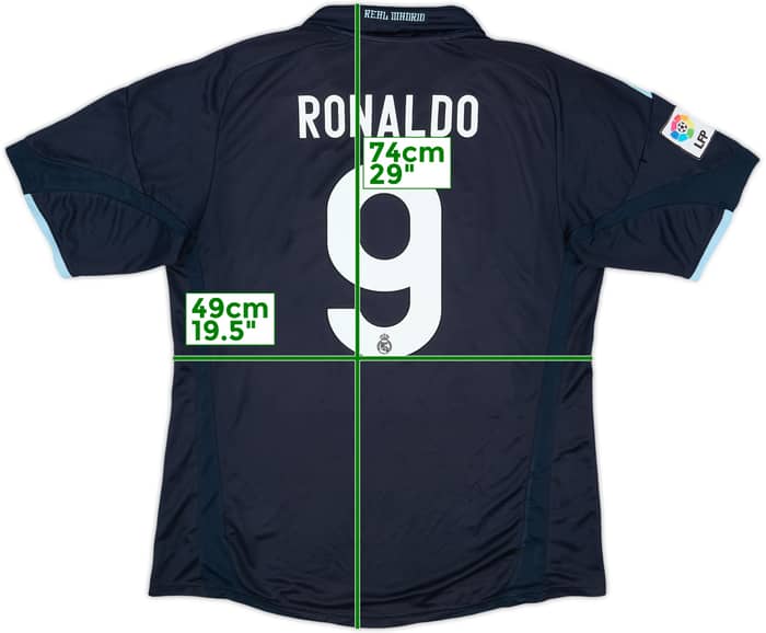 2009-10 Real Madrid Away Shirt Ronaldo #9 - 7/10 - (L)