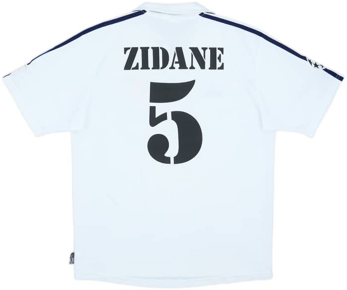 2001 Real Madrid Centenary Home Shirt Zidane #5 - 8/10 - (L)