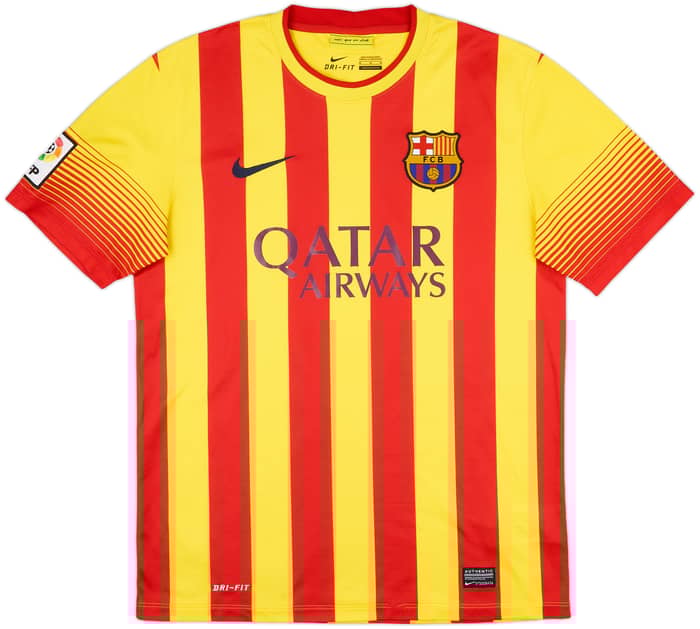 2013-15 Barcelona Away Shirt Xavi #6 - 8/10 - (M)
