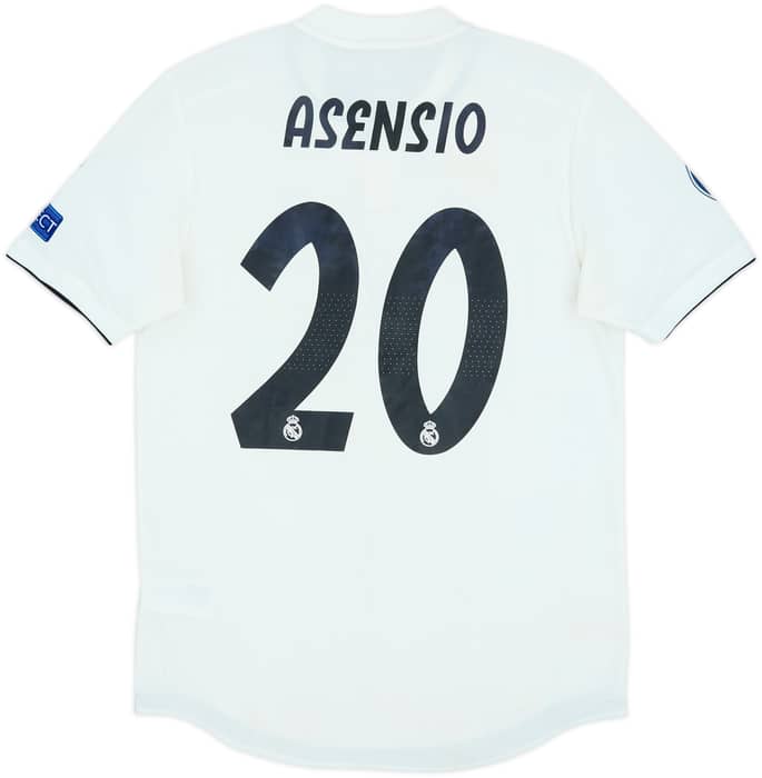 2018-19 Real Madrid Authentic Home Shirt Asensio #20 - 5/10 - (M)
