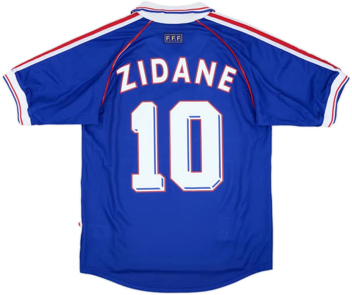 2008 France adidas Retro 1998 Home Shirt Zidane #10 - 10/10 - (S)