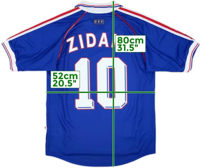 2008 France adidas Retro 1998 Home Shirt Zidane #10 - 10/10 - (S)