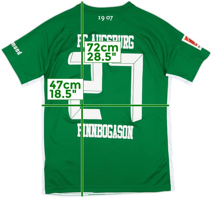 2018-19 Augsburg Away Shirt Finnbogason #27 - 8/10 - (M)