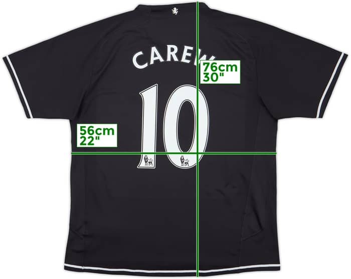 2007-08 Aston Villa Third Shirt Carew #10 - 6/10 - (L)