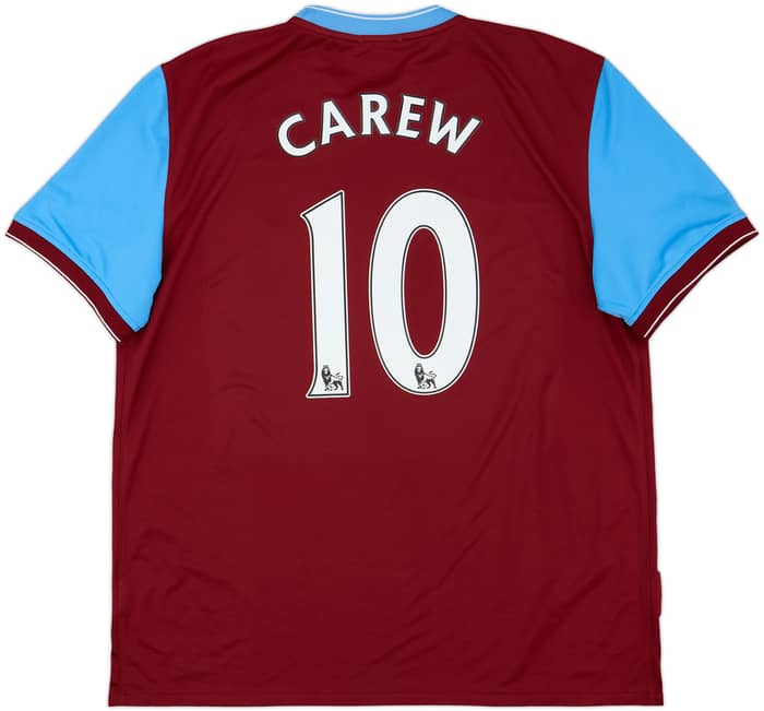 2009-10 Aston Villa Home Shirt Carew #10 - 10/10 - (XL)