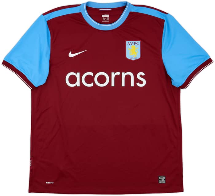 2009-10 Aston Villa Home Shirt Carew #10 - 10/10 - (XL)