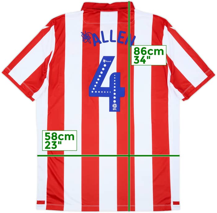 2019-20 Stoke City Home Shirt Allen #4 - 10/10 - (3XL)