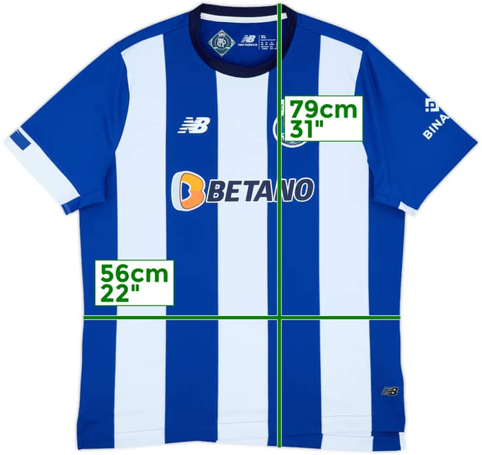 2023-24 Porto Home Shirt - 8/10 - (XL)