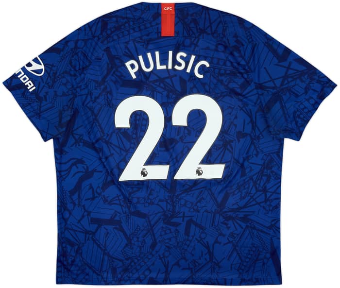 2019-20 Chelsea Home Shirt Pulisic #22 - 8/10 - (XXL)