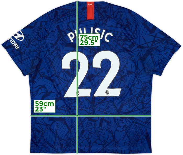2019-20 Chelsea Home Shirt Pulisic #22 - 8/10 - (XXL)