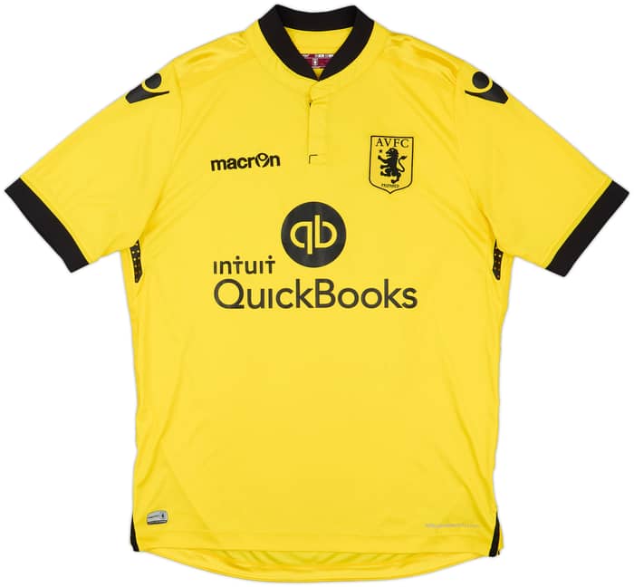2015-16 Aston Villa Away Shirt Grealish #40 - 9/10 - (L)