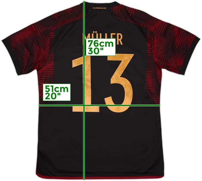 2022-23 Germany Away Shirt Muller #13 (L)