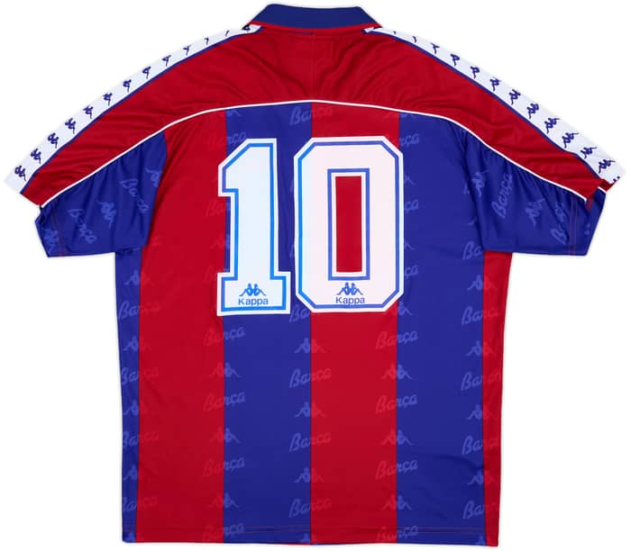 1992-95 Barcelona Home Shirt #10 - 8/10 - (XL)