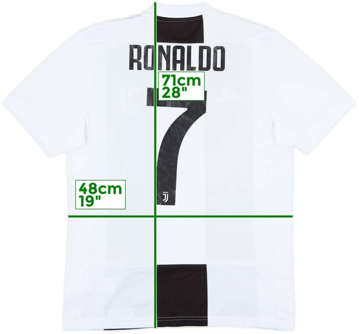 2018-19 Juventus Home Shirt Ronaldo #7 - 7/10 - (S)