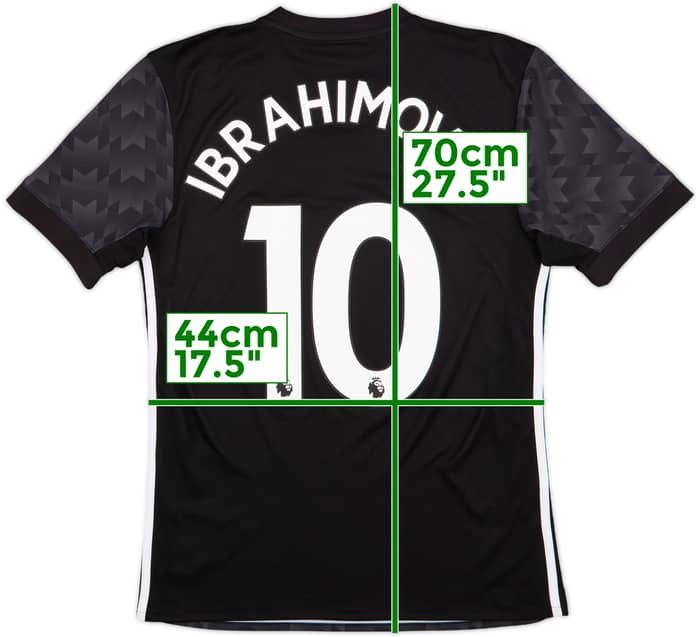 2017-18 Manchester United Away Shirt Ibrahimovic #10 - 10/10 - (S)