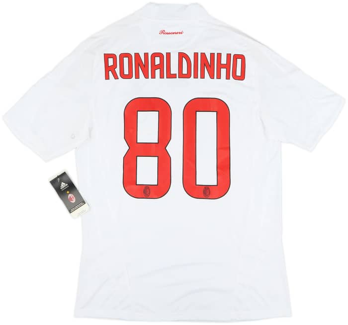 2008-09 AC Milan Away Shirt Ronaldinho #80 (M)