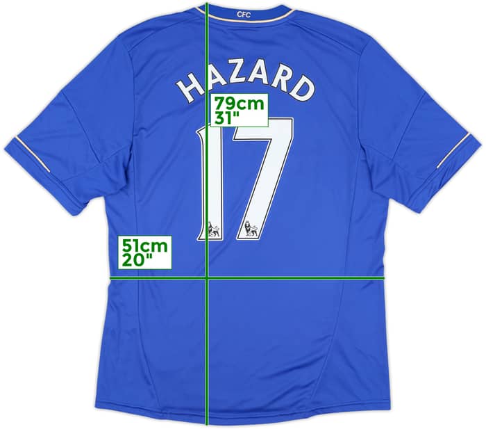 2012-13 Chelsea Home Shirt Hazard #17 - 9/10 - (L)
