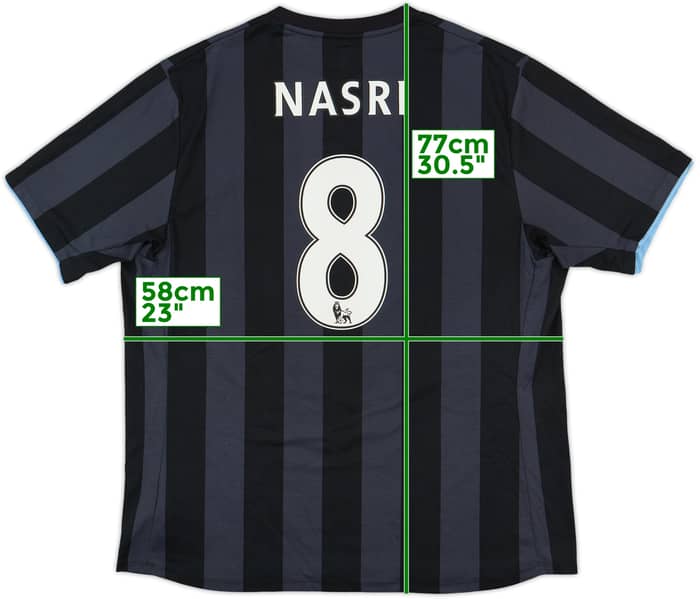2012-13 Manchester City Third Shirt Nasri #8 - 5/10 - (XL)