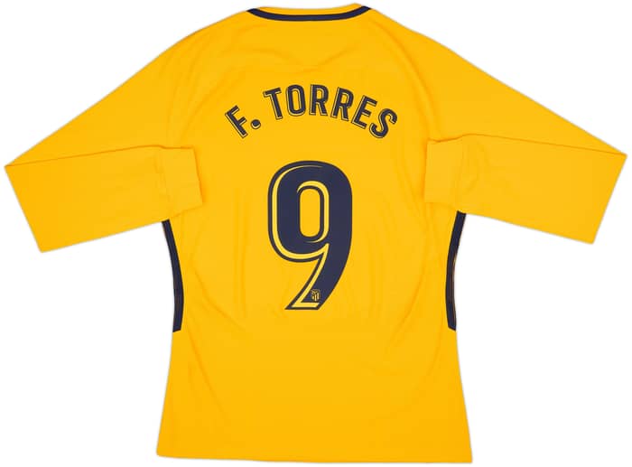 2017-18 Atletico Madrid Player Issue Away L/S Shirt F.Torres #9 (L)